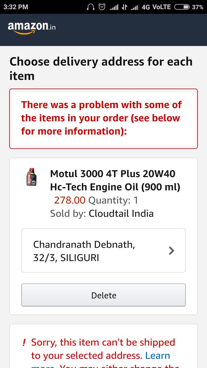 debnathonline's tweet photo. @AmazonHelp Is it a trick to convert non prime customers to prime? https://t.co/e6gXo7dLcv