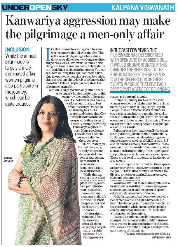 safetipin_'s tweet photo. Once again it's time, when we see Kanwariyas hustling down the lanes of Gurgaon. Will this male dominant pilgrimage soon be a men-only affair? https://t.co/zm9LxZmAaQ
#Gurgaon #HTGurgaon @HTGurgaon https://t.co/b69KPg3RnL