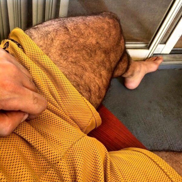 I’m hairy as hell.