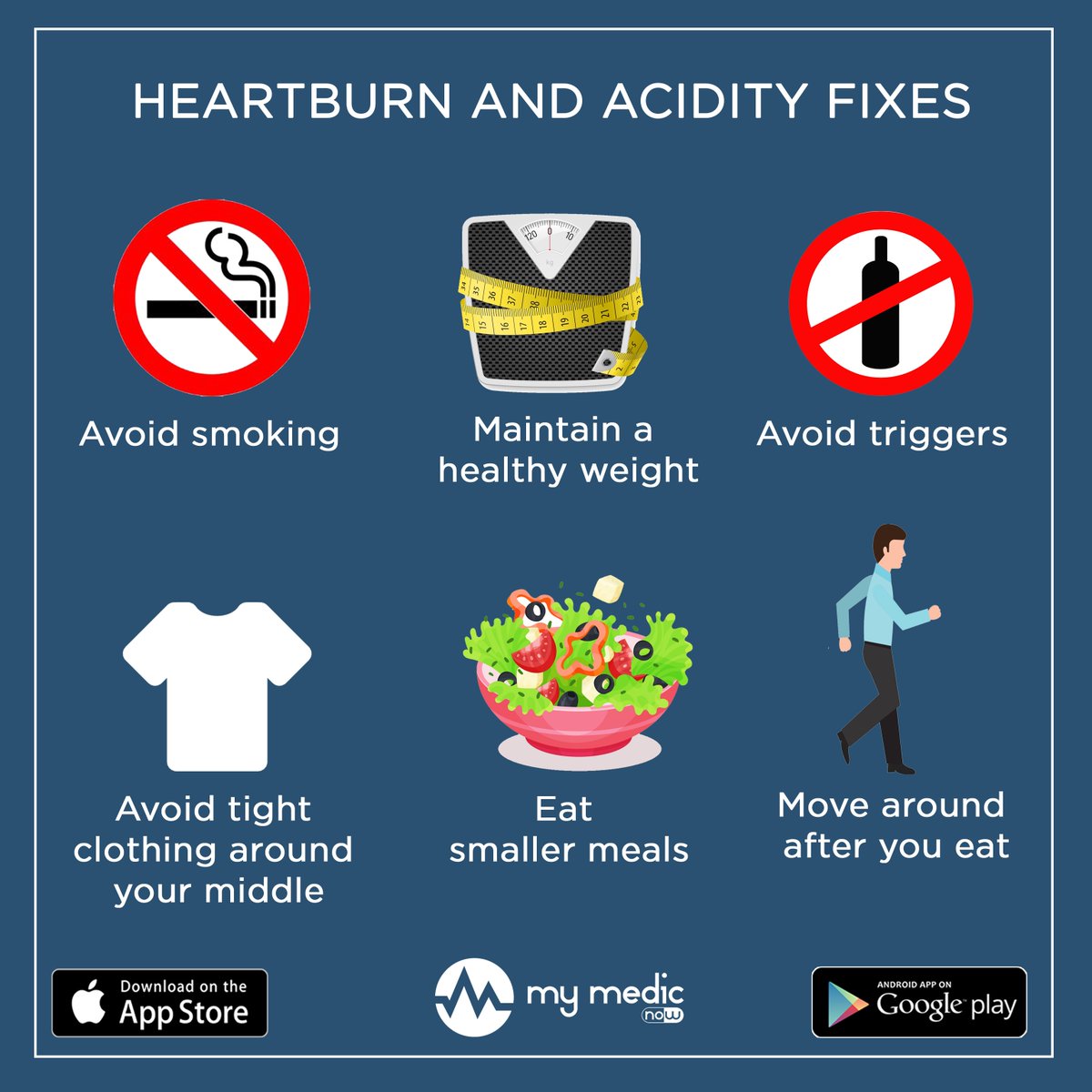 Mymedicnow's tweet image. Is heartburn stressing you out and acidity keeping you awake? Contact the specialist near you by downloading and finding the doctors on #MyMedicNow app #AcidityProblem #Heartburn #GERD #Dubai #UAE #AbuDhabi #DubaiClinics #OnlineAppointment #FindADoctor #DoctorNearMe