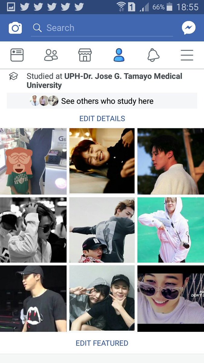 missingJiminah's tweet photo. Sabi ng anak ko puro si  #Jimin nalang daw ang nasa fb ko😅😂 https://t.co/wdzrAvx13C