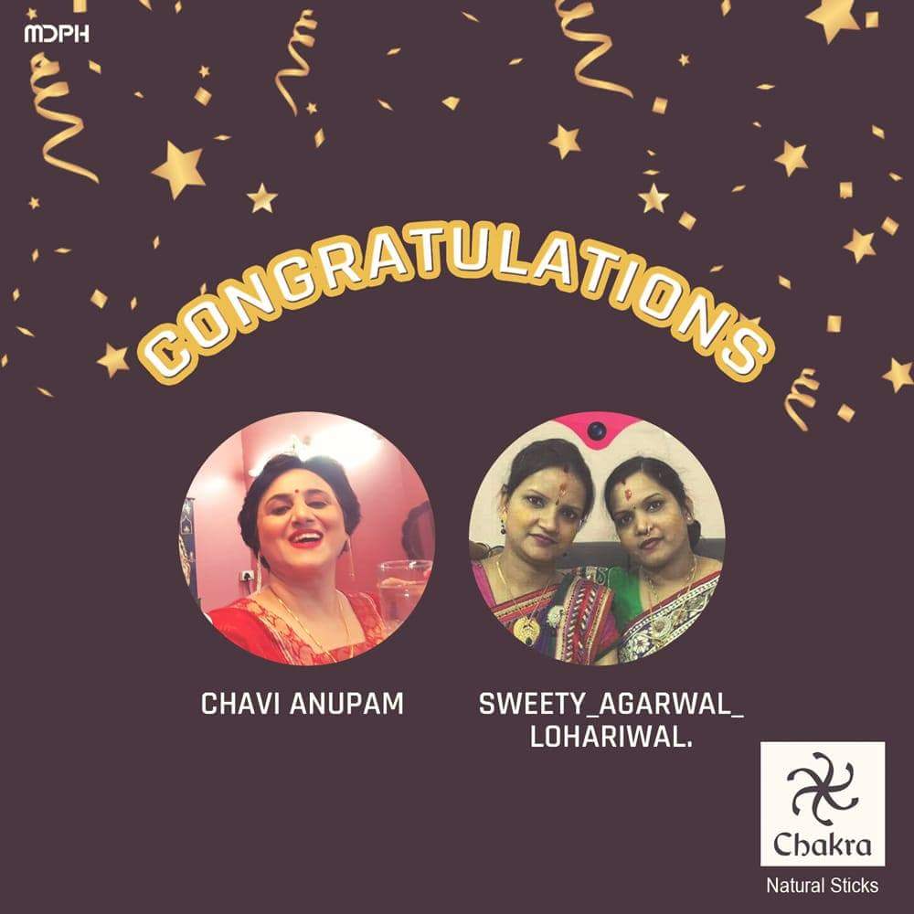 My dear Friends & Followers , Today I won a Gift Hamper from @ChakraAroma ! पार्टी तो बनती है । 
#ContestWinner #Announcement #Congratulations #Guess&Win  #Fun #Games #Gifts