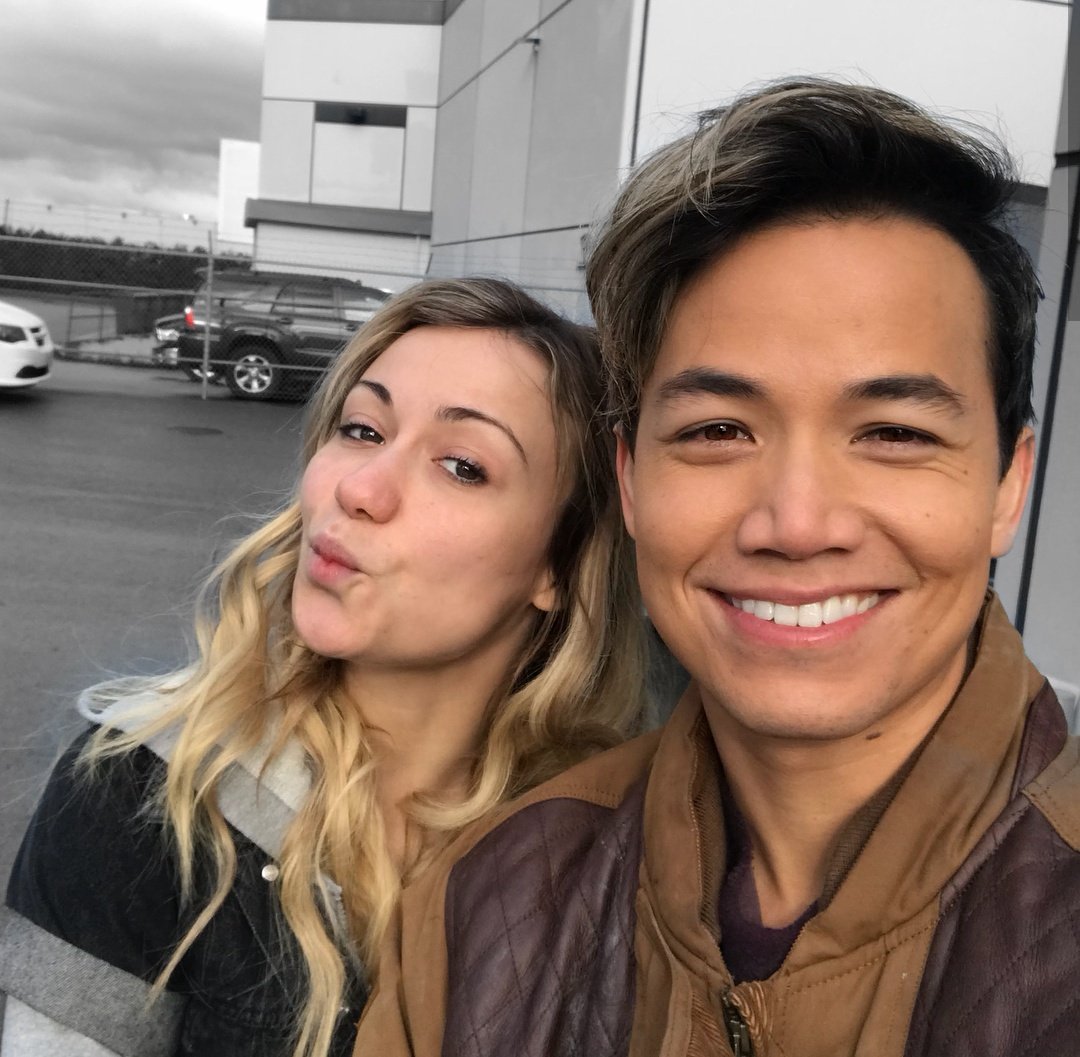InfoThe100's tweet photo. PHOTO | New photos of Chelsey, Shannon, Chris and Jessica behind the scenes of #The100Season5 (via shannonkook on instagram) https://t.co/2Wt3vH3hEB