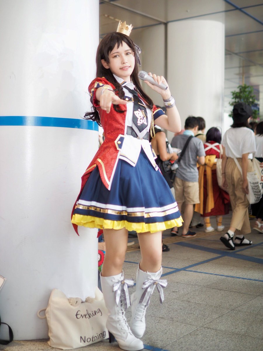 ミリシタ　シャイニートリニティ　コスプレ シャイニートリニティ衣装完成しました٩( ᐛ )و 歌織さんも初出しです