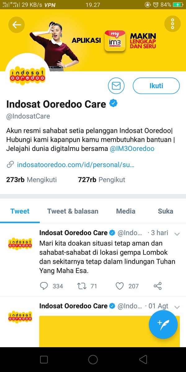 darmabhr's tweet photo. @IndosatCare Penggunaan Hari ke-2, kecepatan berubah menjadi maks 40kb (untk smua aplikasi)..  Pngruh paket tau apa min?? https://t.co/ew1H5N3S0e
