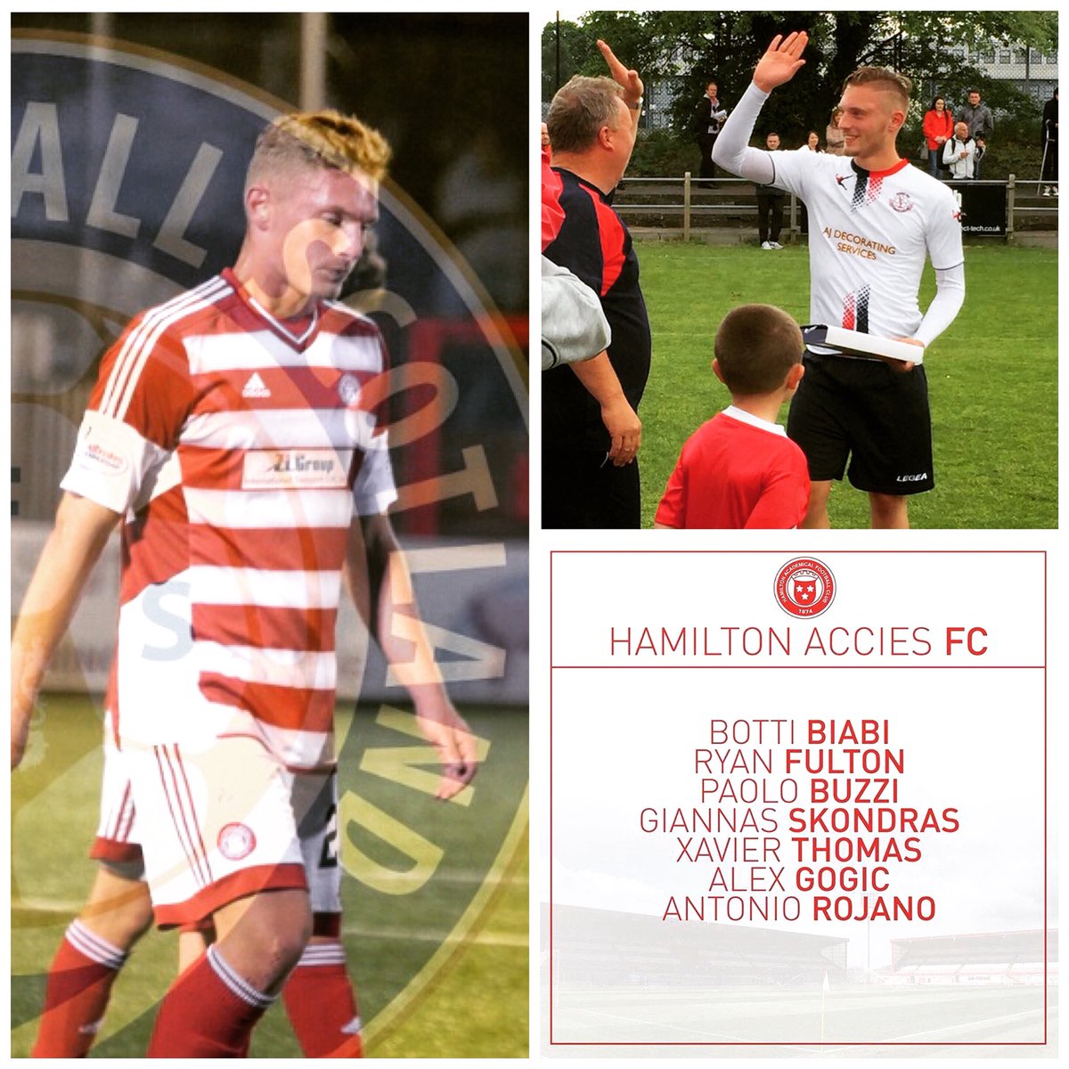 Grazie di tutto Scozia, mi hai fatto crescere come uomo e come giocatore, ringrazio@hamiltonaccies e gli <a href="/csstrollers/">Civil Service Strollers FC</a> per la fiducia che mi hanno dato, ma ora si deve pensare al futuro e lavorare al meglio perché questo sia migliore del presente. Thank you ❤️🏴󠁧󠁢󠁳󠁣󠁴󠁿