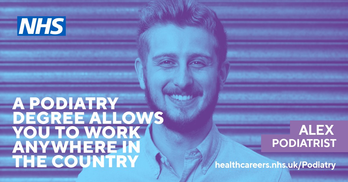 UoS Health Sciences (@uos_health_sci) on Twitter photo A #podiatry degree can lead to a very rewarding career, both financially and professionally.
We're supporting <a href="/healthcareersuk/">NHS Health Careers</a> #AHPsintoAction to highlight the opportunities in this fascinating field:
ow.ly/1XHG30lkMy0 A #podiatry degree can lead to a very rewarding career, both financially and professionally.
We're supporting <a href="/healthcareersuk/">NHS Health Careers</a> #AHPsintoAction to highlight the opportunities in this fascinating field:
ow.ly/1XHG30lkMy0