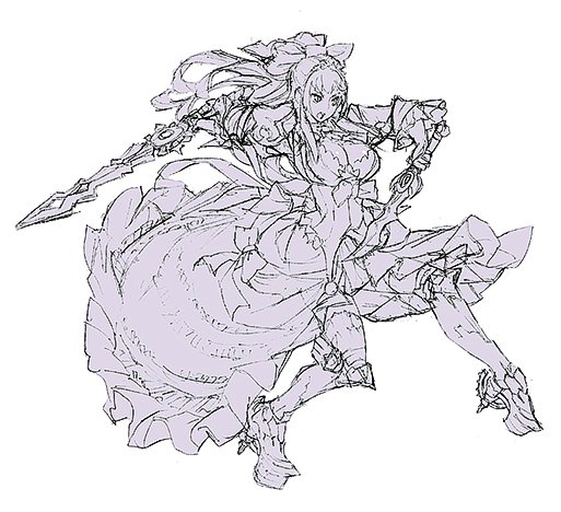 ワンダーランドウォーズのサンドリヨンの没ラフ出てきた Sega Wlw Wl 前嶋重機shigeki Maeshima マエシバのイラスト