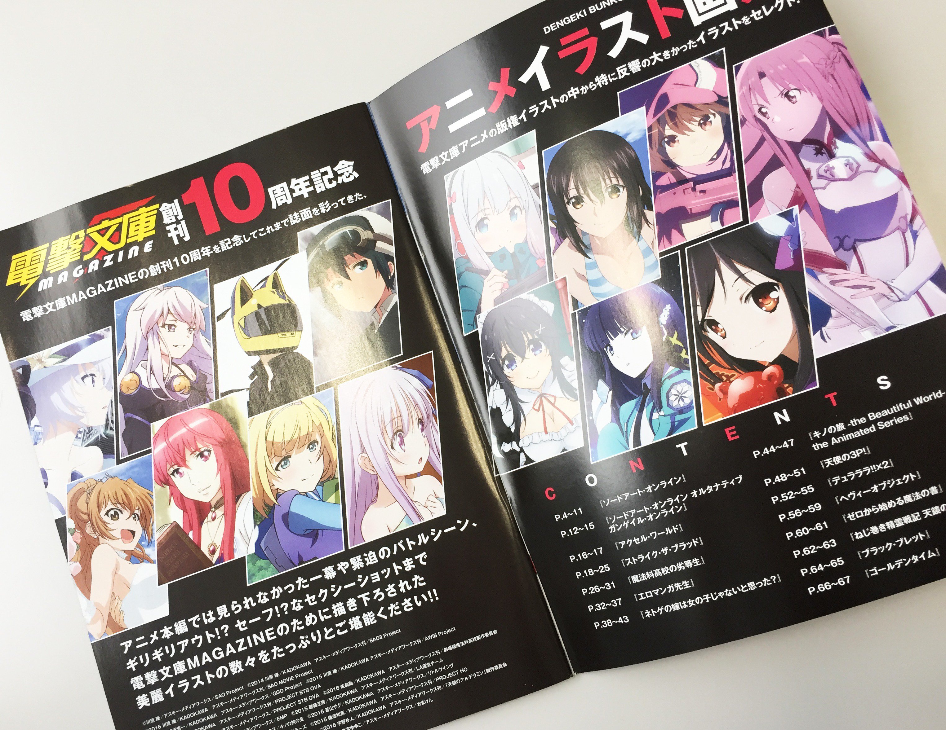 電撃文庫 本日 8 9 発売 電撃文庫magazine Vol 63 の付録には 創刊10周年記念 アニメイラスト画集 がついてくる これまで誌面を彩ってきたイラストから 特に反響の大きかったものをセレクト T Co 8dzurbdbvq 電撃文庫 電撃文庫