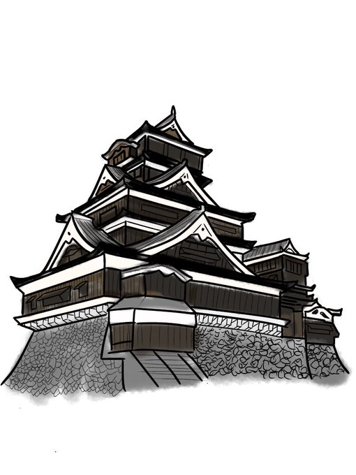 熊本城のtwitterイラスト検索結果 古い順