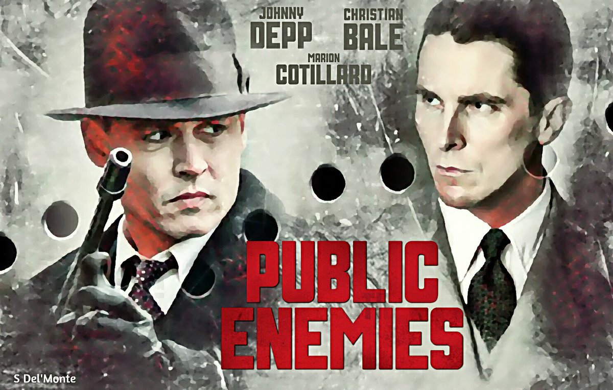 Shadrach Del'Monte on Twitter: "Public Enemies - My poster for the film #PublicEnemies #JohnnyDepp #MarionCotillard #ChristianBale - https://t.co/Dq7aTPAFXs… https://t.co/rOKcdahTtR"