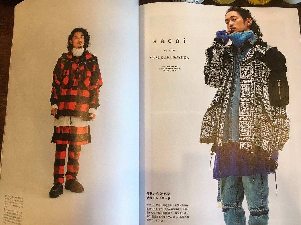 GRIND///本日発売】 窪塚洋介 x sacai 8cuts