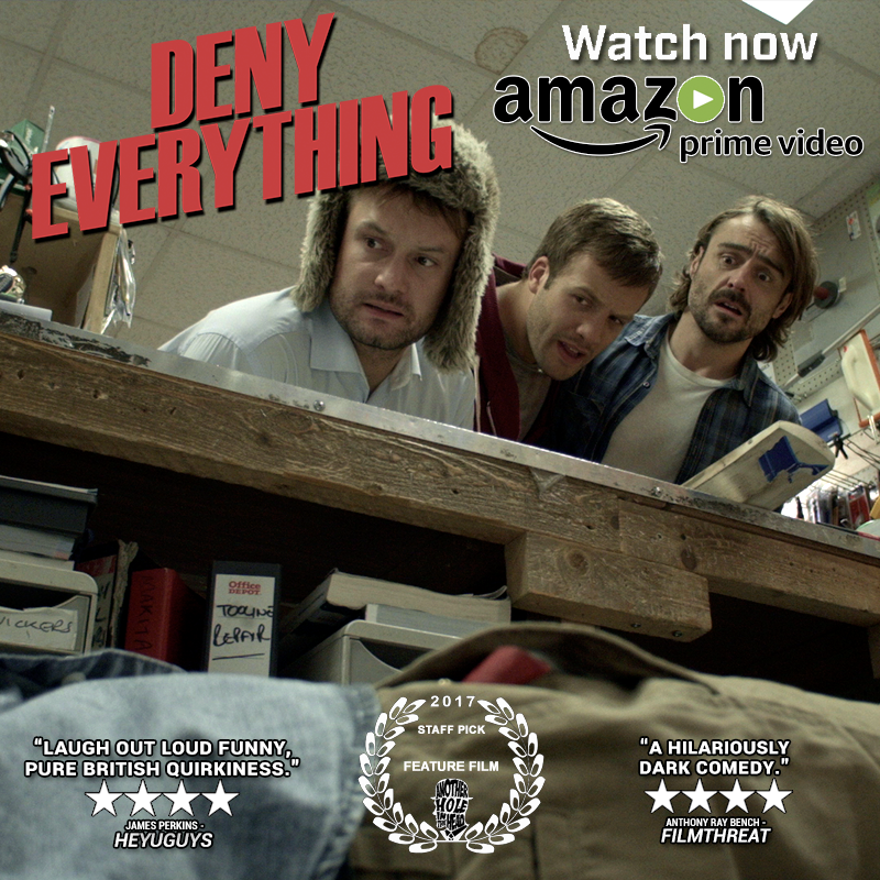 DenyEverything's tweet photo. Our "hilariously dark comedy" #DenyEverything is #NowStreaming on #Amazon @PrimeVideo in the US &amp; UK! 

👉🏻 https://t.co/f9SXlEDbVU https://t.co/N8AZyc5SHr