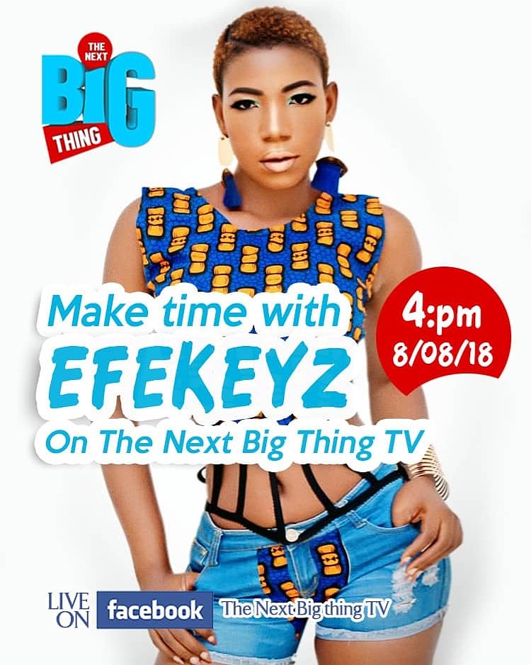 efekeyz's tweet photo. Join me at 4pm on #thenextbigthingtv on #Facebook will be #live #follow their #Page and get to #WATCH my live #interview #efekeyz https://t.co/ugu0AXxHK0