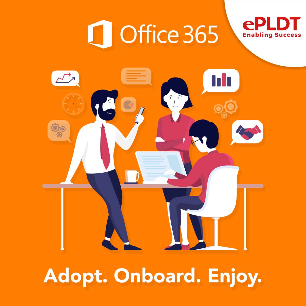 ePLDT's tweet photo. Make sure your @Office365 adoption is successful. Envision, onboard and drive business value with FastTrack. Visit https://t.co/PGZfYL5k0E. #BeyondEmail https://t.co/zwddOp40T8