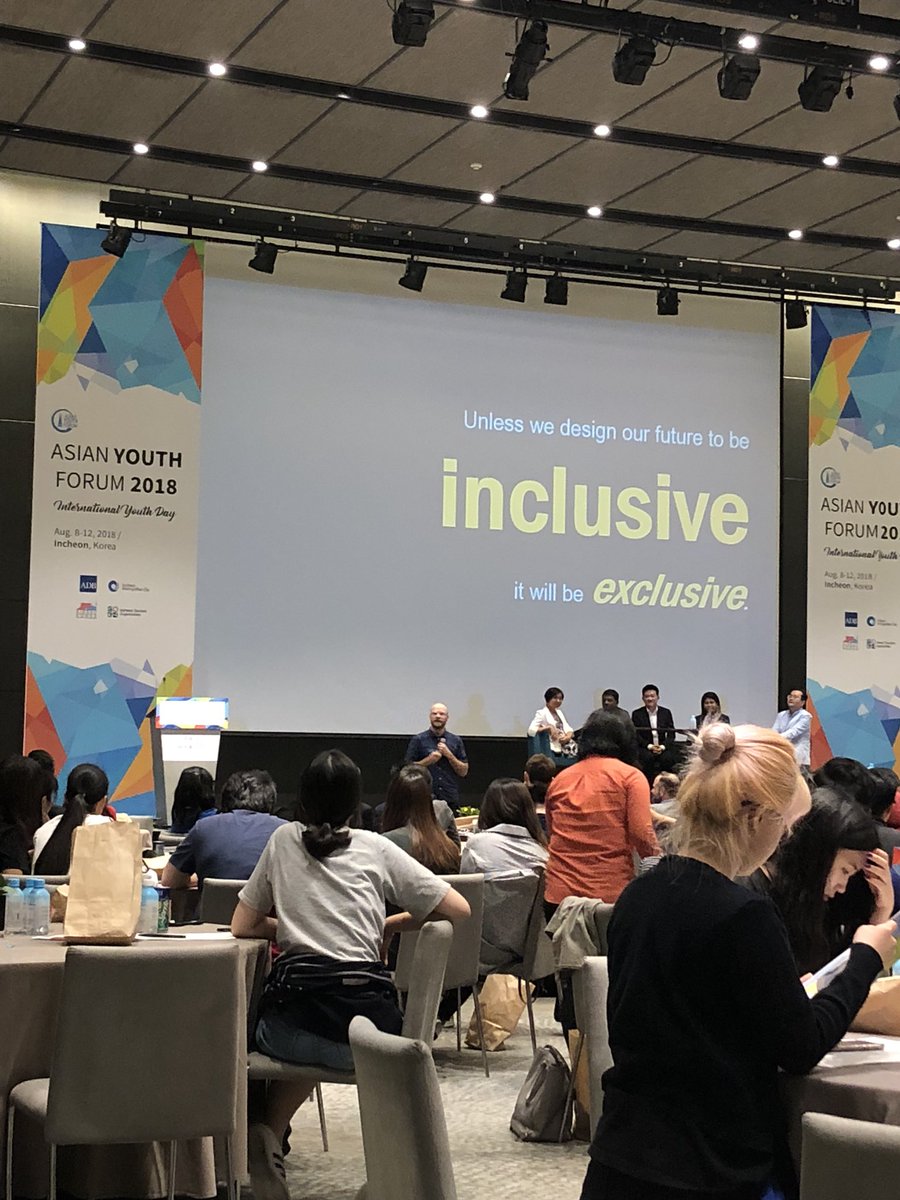 HamrickKaitlyn's tweet photo. Great message shared at the 2018 Asian Youth Forum! @SpecialOlympics is on a mission to create an inclusive and Unified world for all. #AYF6 #AYF2018 #Choosetoinclude https://t.co/a4QS4m0HPK