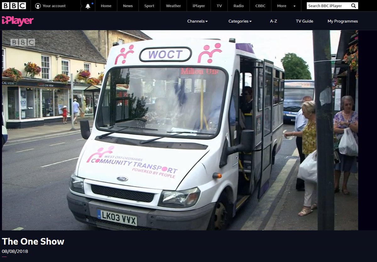 CTAUK1's tweet photo. Did you catch CTA member @WoctBus on @BBCTheOneShow last night? A great example of a community pulling together to ensure that people don't lose the transport they rely on. #CommunityTransport #WithoutCT

📺Watch from 12:00: https://t.co/kBbrDqlKXM https://t.co/rdNALo2iPO