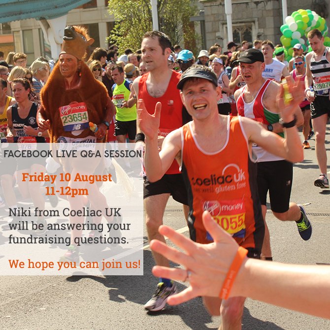 Coeliac_UK's tweet photo. Tomorrow Friday we will be hosting a live Q&amp;A session at https://t.co/Wc3bqZDbj7 with Niki from our Fundraising team - We hope you can join us! https://t.co/oWYhFitc7k