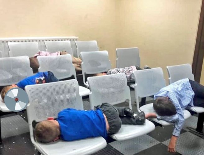 NewstalkFM's tweet photo. PICTURES: A mother and six children slept in a Dublin garda station on Wednesday night due to a lack of accommodation: https://t.co/uJDwys0NNX https://t.co/zV93wBHWBj
