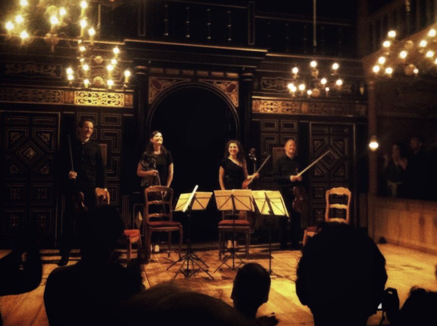 CarducciQuartet's tweet image. This day, 3 years ago, was the culmination of our epic Shostakovich 15 year, where we performed all 15 quartets in one day at the gorgeous Sam Wanamaker Playhouse @The_Globe. A truly unforgettable experience for us all - both exhausting and exhilarating!!!