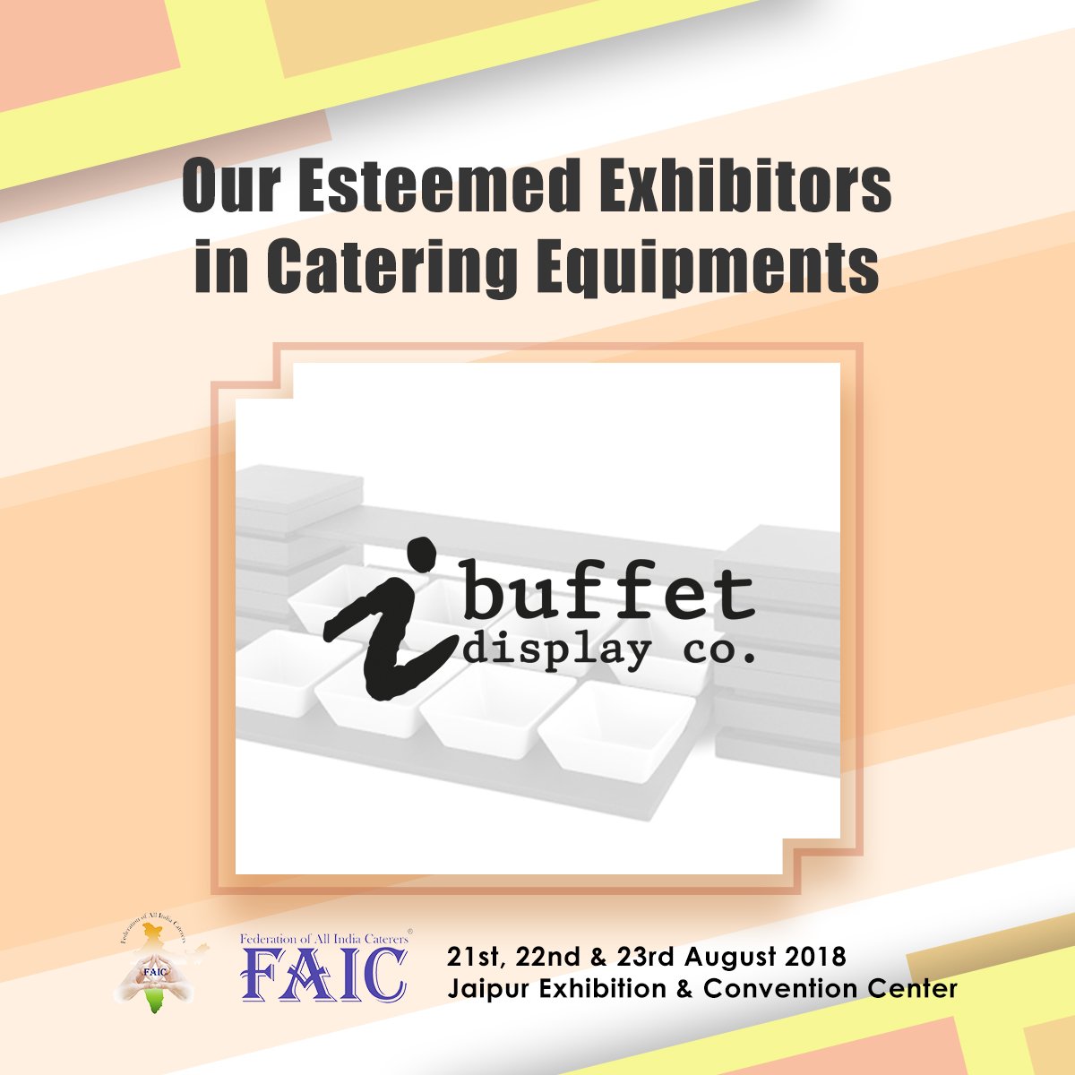 Our esteemed exhibitors in Catering Equipments
 #food #cateringequipments #kitchen #foody #FAICIndia #foodandbeverages #foodcatering #cateringexhibition #foodevent #catererlife #cateringevent #foodbusinessnetworking #startupindia #foodexhibition #catering #convesation #restaurant