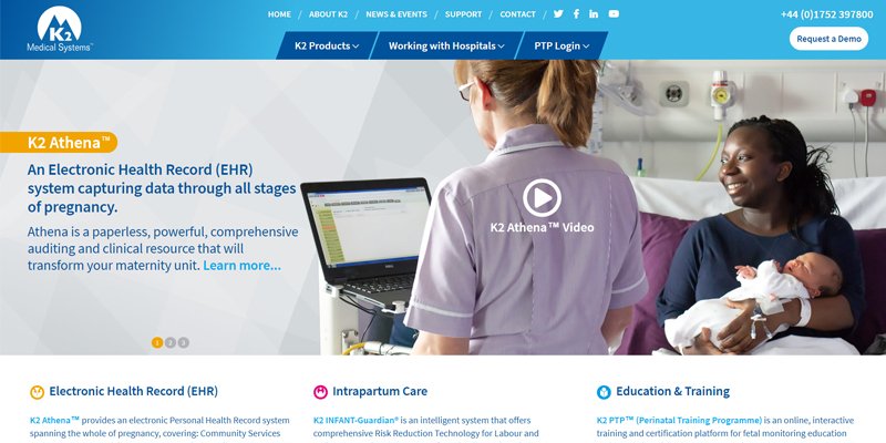 K2MSUK's tweet photo. We have a new website! Come check it out at: https://t.co/9G0CZtb8pm, where you can book yourself on to demonstrations of our impressive portfolio of products! #ElectronicHealthRecord #DigitalMaternity #HealthcareInnovation #Maternity #FetalMonitoring #EFM #CTG #EHR #ePHR #K2MS https://t.co/hzY2gAgkre