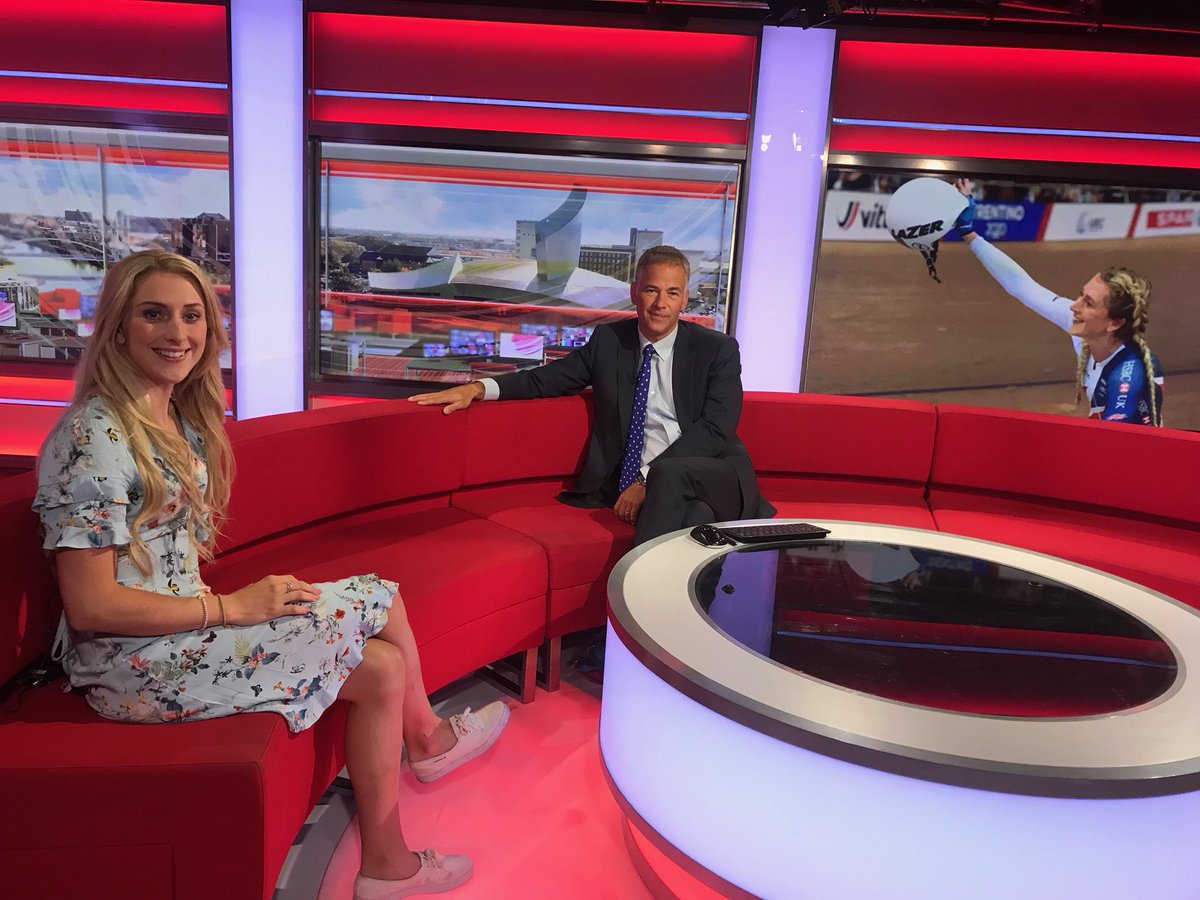 LauraKenny31's tweet photo. Had a great morning @BBC today with @SoreenHQ! Whether you're looking for route maps, hints, tips or general cycling inspiration, https://t.co/zMUIhpYyFU is the place to head to! #soreencycleproject https://t.co/2CU7tFx13S