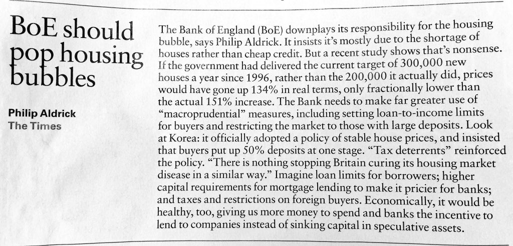 There is no such thing as the “housing market”. There is also no shortage of houses in the U.K. and therefore building more homes has little impact on house prices. Price inflation is caused by housing demand and monetary policy, not supply issues.