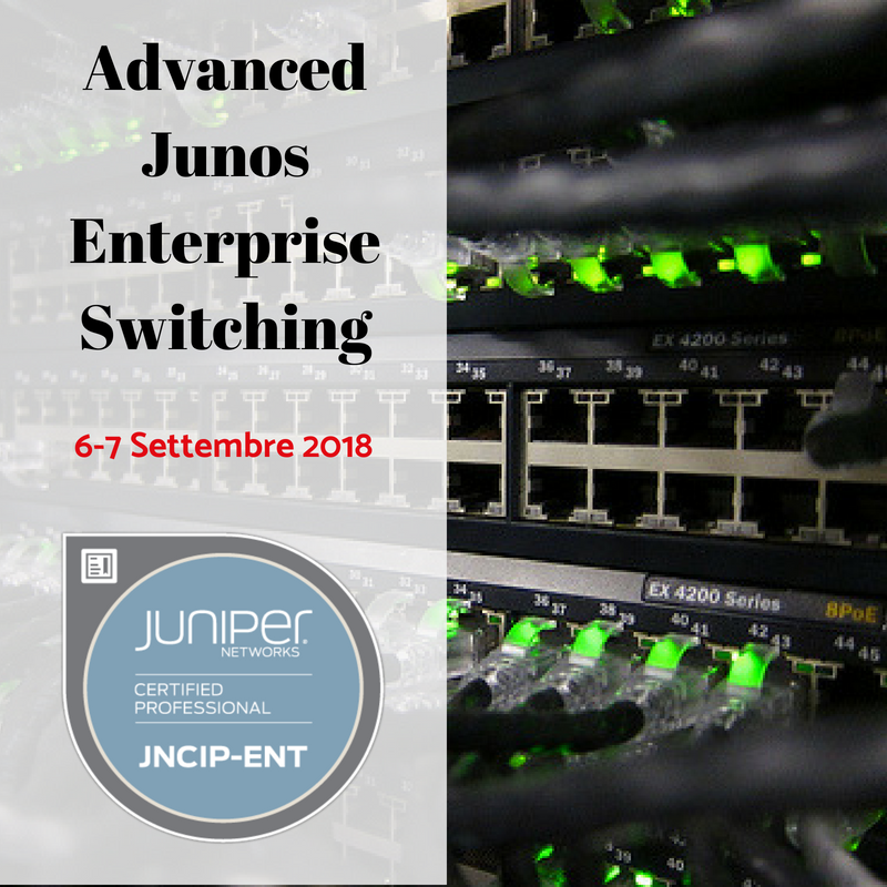 KLabsICT's tweet photo. Rinnova la tua certificazione Juniper Networks JNCIP-ENT senza esame!
Segui il corso "Advanced Junos Enterprise Switching" erogato dai JNCI di K Labs per rinnovare automaticamente la tua certificazione Professional!
https://t.co/R3ZXWKAl4D https://t.co/KBWj7vvTHl