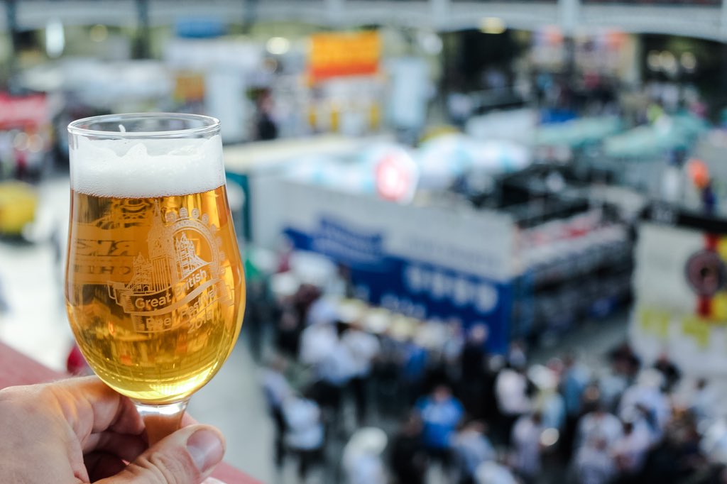 Massive selection of cask beers to try at <a href="/gbbf/">The Great British Beer Festival</a>. Plus our market organisers <a href="/FivePointsBrew/">The Five Points</a> have their very own brewery bar!