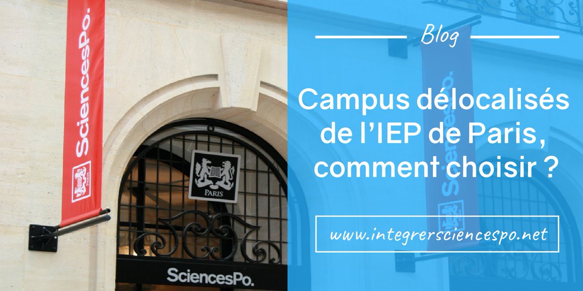 IntegrerSCPO's tweet image. Comment choisir votre campus délocalisé pour votre inscription au concours de #SciencesPo Paris ? A lire ici : integrersciencespo.net/campus-delocal…