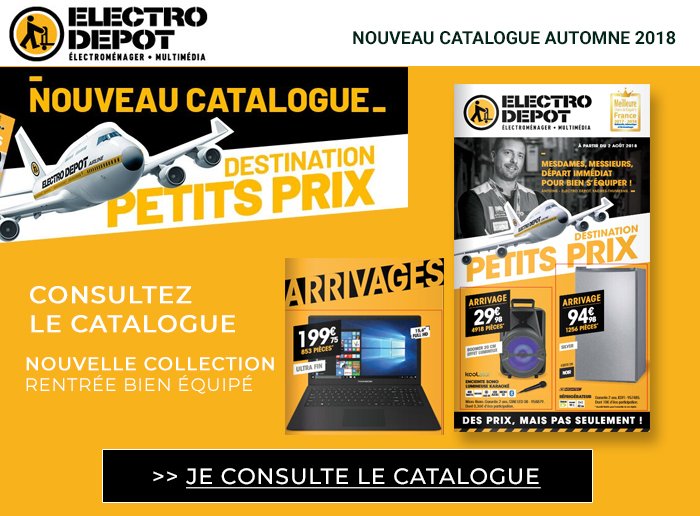 cataloguemedia's tweet photo. 📢 Les nouveaux #catalogues font leur rentrée ! 
Découvrez vite le tout nouveau catalogue #ElectroDépôt avec des offres à couper le souffle ! >> https://t.co/91hW0hlYS7
#promotion #remise https://t.co/QjpC8aOD6i