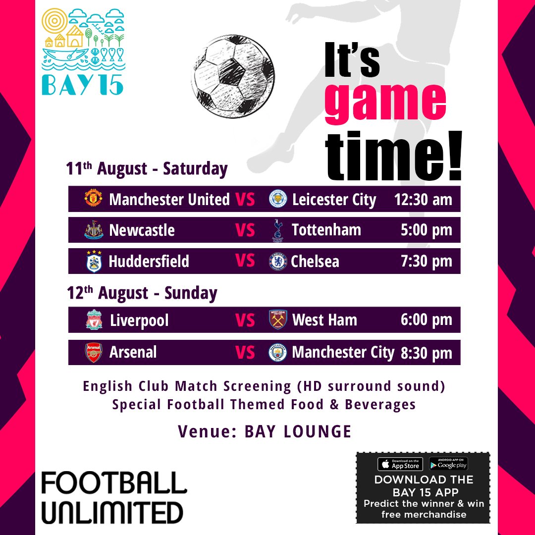 bay15cabanas's tweet photo. After the huge success of the World Cup, Football Unlimited is back at the Bay Lounge, this time with the English season.
…
#GoaDiaries  #Bay15 #Goa #Sunsets #SunsetVibes #Restaurant #SunsetSessions #Chill #Beach #Sunsets #ByTheBeach #DineByTheBay #BayLounge #Football https://t.co/MvhdmfqrDl