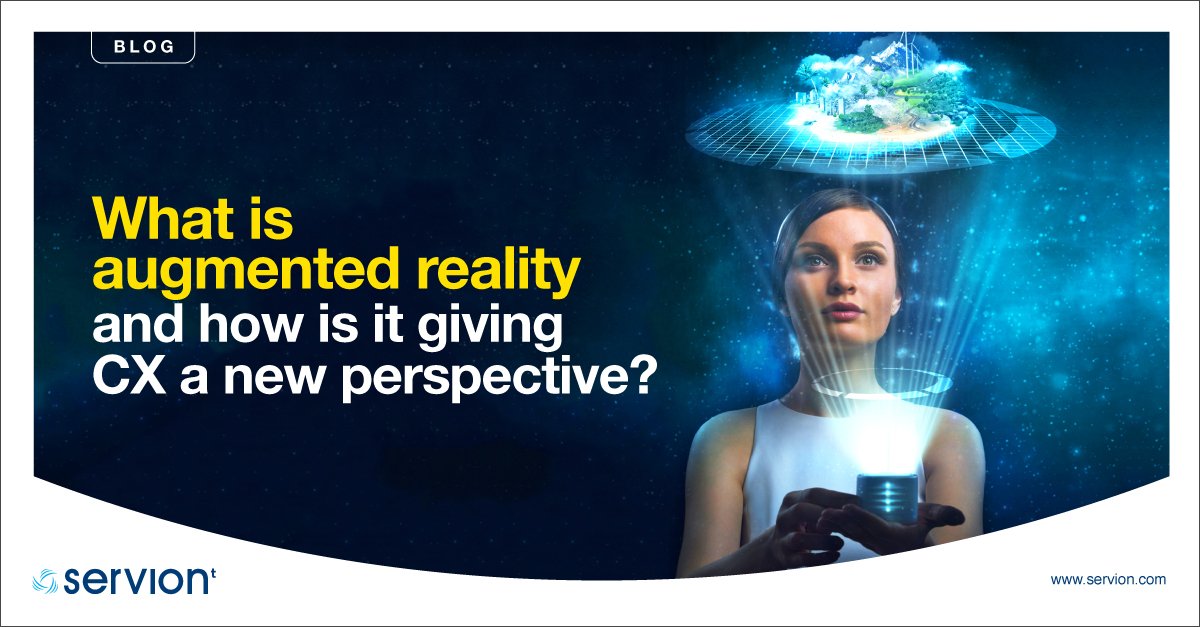 Servion's tweet photo. #AugmentedReality has blurred the line between the physical and digital world. And it is changing industries one step at a time. But how does #customerexperience fit into this? @rosh3006 explains how #AR is making a difference in CX. https://t.co/UZ0Z7dSO6r
#CXwithServion https://t.co/i9qMH4DDK2