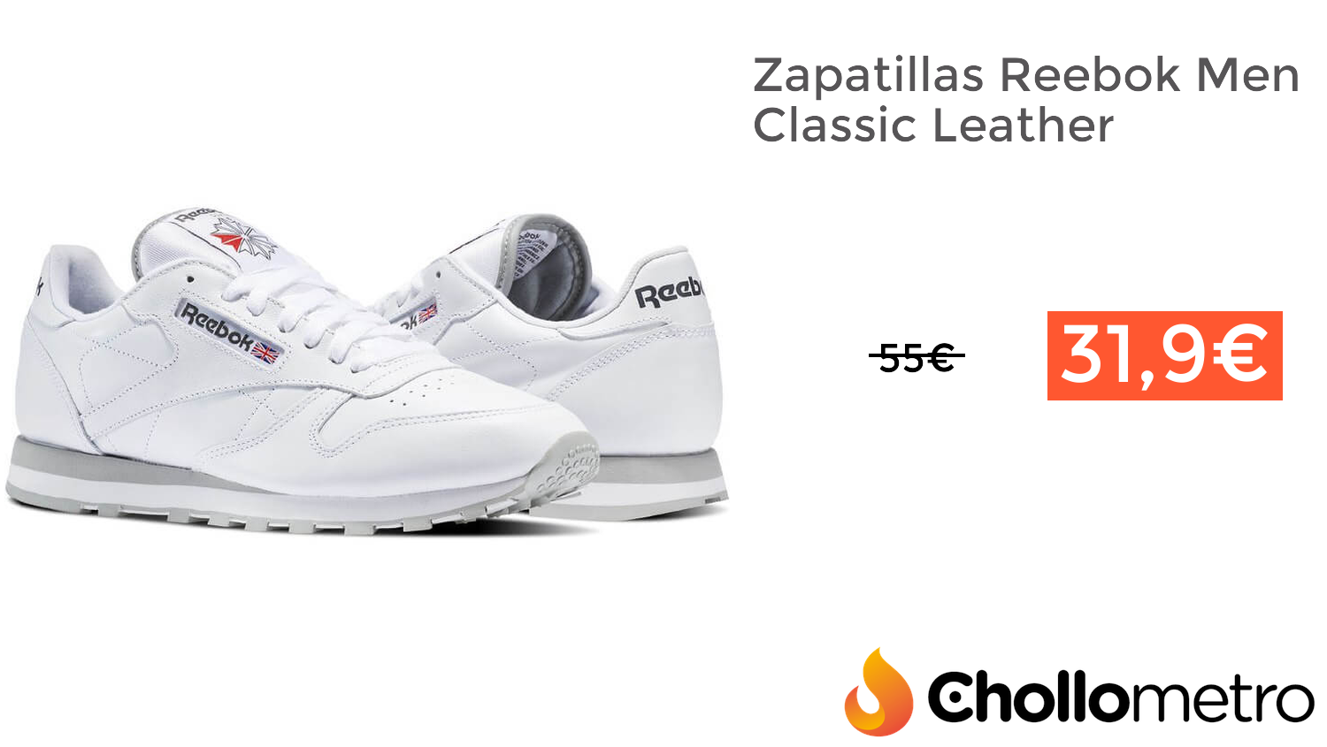 Chollometro Twitter: "#CHOLLO Zapatillas Reebok Men Classic Leather por 31,9€ ➡️ https://t.co/Mo2EyjGv7H https://t.co/cFIlN0vbzv"