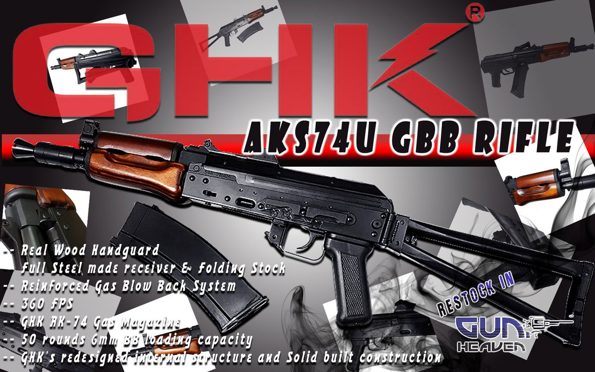 Gunheaven Pa Twitter Aloha I Want To Remind You Smart Players Gunheaven Has Completed The Replenishment Of Ghk Brand Products Ghk G5 Aks74u Akms M4 Ris Gbb Etc Wish You Enjoy The Super Hot Summer Time Aloha Let Me