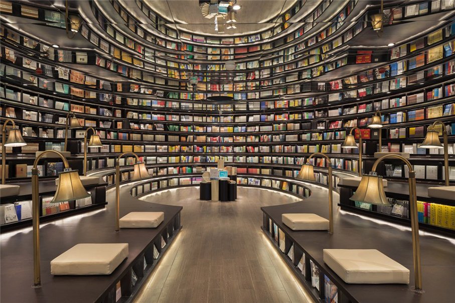 space_zer0's tweet photo. Could this be the most beautiful bookshop in the world? 📚

The Zhongshuge Bookstore in Shanghai has been created to respect books and knowledge and to offer a refuge for people to read. 

#BookLoversDay https://t.co/ZgHqy3w1SF