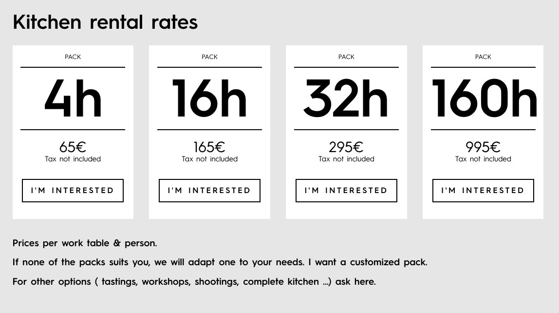 You can rent our kitchen for caterings and delivery businesses. Patxi says: “I needed a place to prepare meals that would be served as office lunch menus or at special events.” More info here >>> cooccio.com/en/ #sharedkitchen #coworking #gastronomic #incubator #cheflife