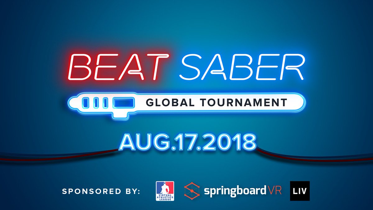 realvrlounge's tweet photo. Komm am 17.08.18 in die VR-Lounge in den Potsdamer Platz Arkaden um am weltweiten Beat Saber Tournament teilzunehmen. Weitere Informationen findest du hier: https://t.co/E7AnxDkpkT #beatsaber 
#esportsvr #vrloungeberlin #virtualreality https://t.co/oOJQCHT4Ed