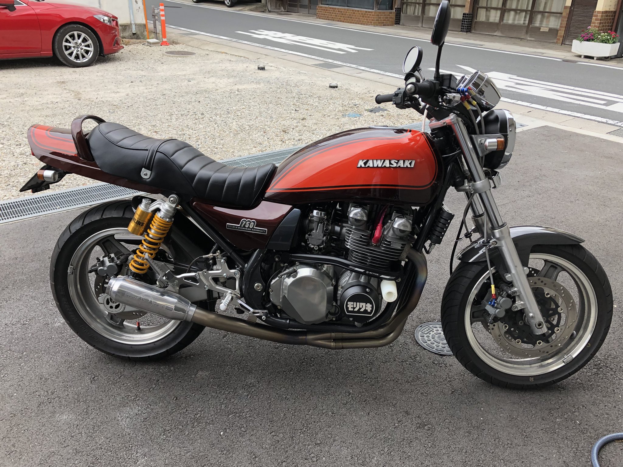 ゼファー400/χ/750用 モリワキ ポイントカバー