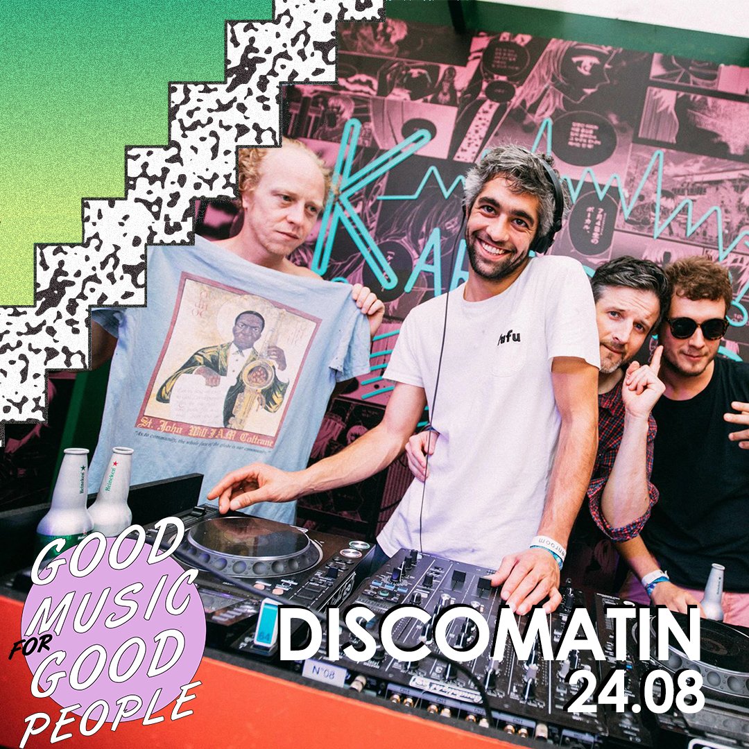 Super contents d’inviter <a href="/JohnMGomez/">John Gómez</a> le 24 août prochain à <a href="/LaMachineParis/">La Machine du Moulin Rouge</a> avec <a href="/clementinefr_/">Clémentine</a> 🎶✨

Event: bit.ly/2MfFuvm
Ticket: bit.ly/DiscomatinMach…