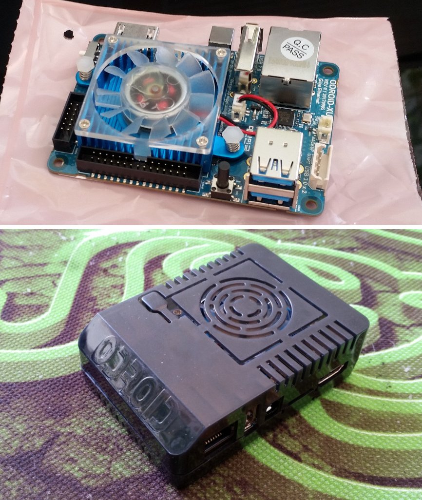 PlopEHan's tweet photo. Yesterday,I got the #ODROID XU4. #PlopLinux was quickly installed. Device speed is great. Had USB3 HDD troubles. Fixed with boot option. Now 137 MB/s write speed👍. Gb LAN speed 👍,eMMC 👍. It has a fan, but fanless+cooler version is available. Going to buy one for myself. 
#plop https://t.co/OElpBuOSuL