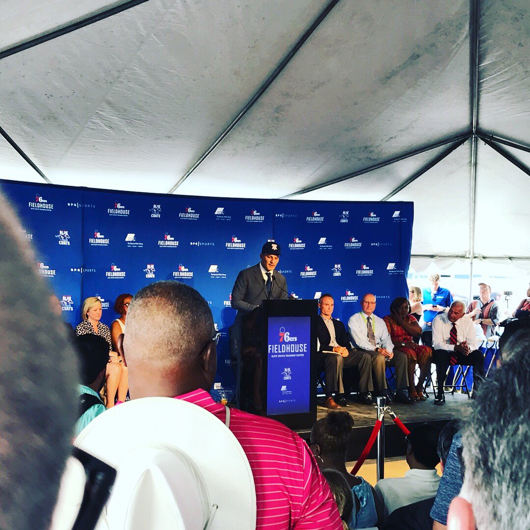 jkranzel's tweet photo. #sixers g league team the Wilmington #bluecoats are well on their way to having a new home courtesy of #buccinipollin https://t.co/2NZQvxC3Am