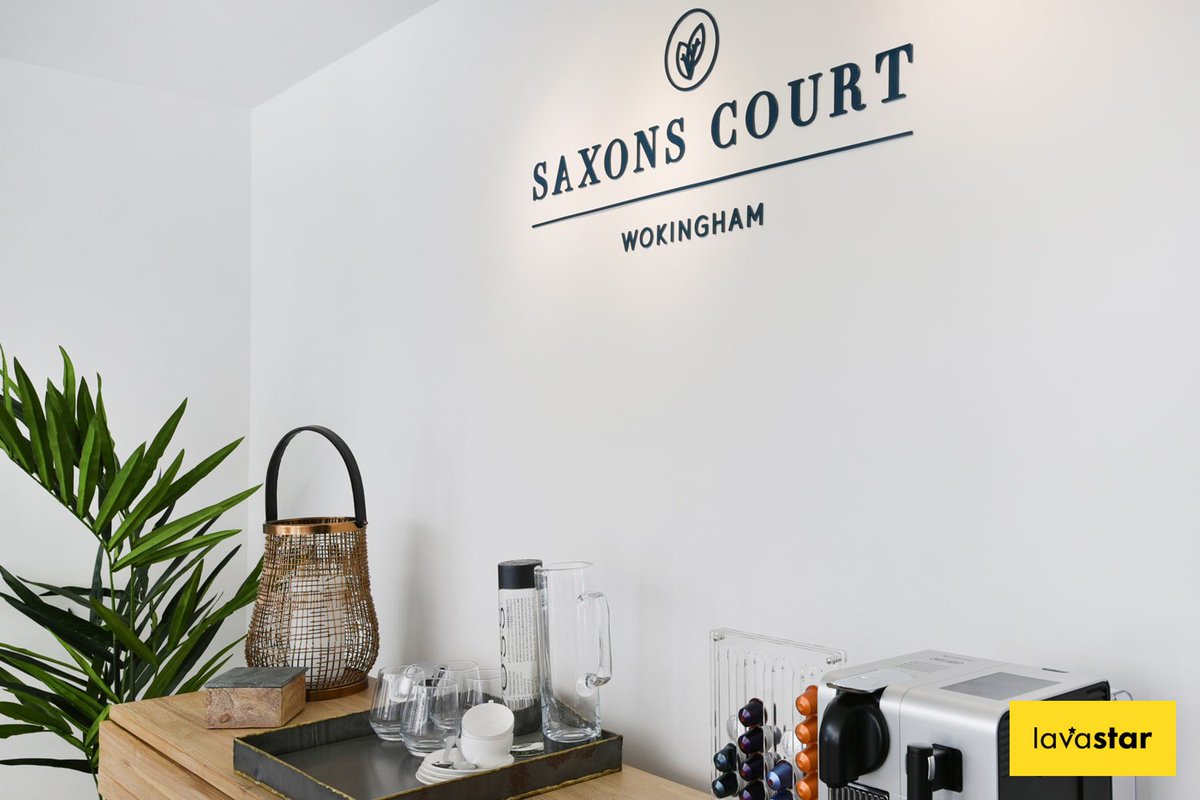Marketing suite signage at Saxons Court Wokingham by <a href="/LavastarSigns/">Lavastar</a> #signage #marketingsuite #appartments