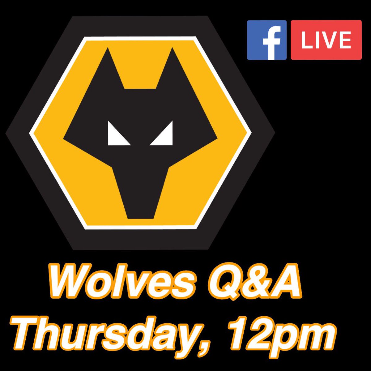sportbbcwm's tweet photo. We go live on our Facebook page very shortly for the first #Wolves Q&A of the new season! #wwfc
Have your say on #DeadlineDay deals & more from 12pm! #WMWolvesLive
👉 https://t.co/8GychEAyH8 https://t.co/4rjCt4mAka