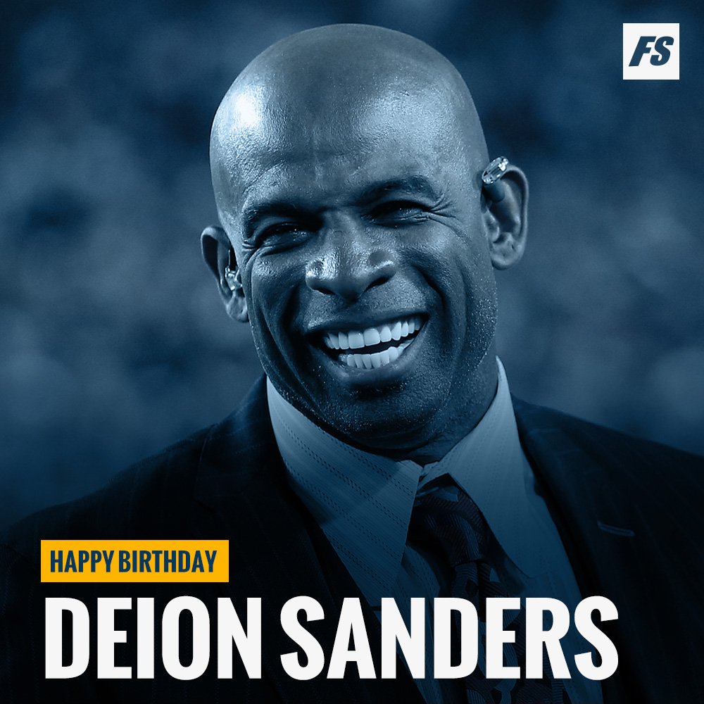 Happy birthday to pro football Hall of Famer and sports analyst Deion Sanders ( 