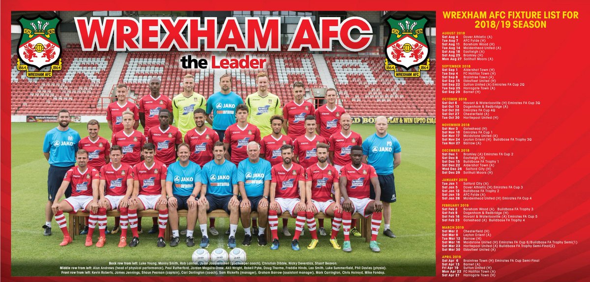 leaderlive's tweet image. ⚽️⚽️ Inside your copy of the new Saturday Leader... don't miss your FREE glossy @Wrexham_AFC poster