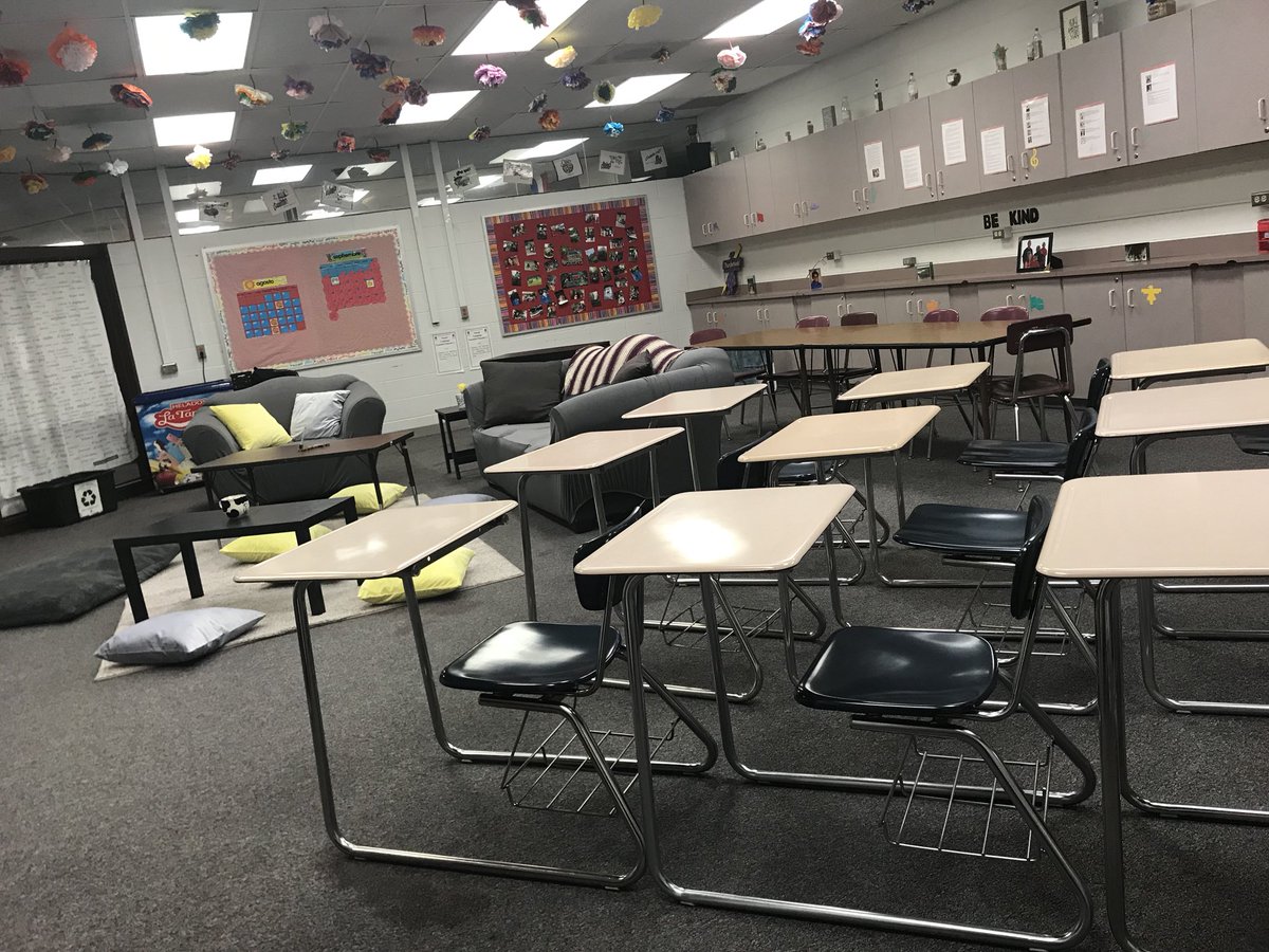 First day for Freshmen. Bring on the students. #FlexibleSeating #ipadacademy #bpsne #TeamBPS