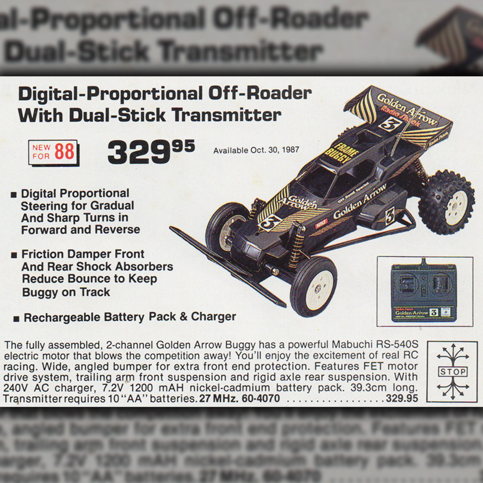 radio shack golden arrow parts