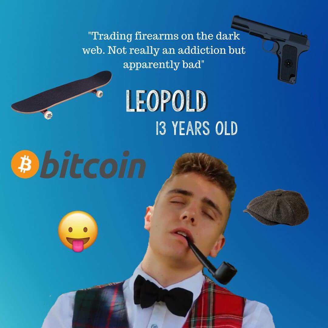 bluetoothkevint's tweet image. Leopold [played by Charlie Wright] is 13 years old. He was caught trading guns on the &apos;dark web&apos;; really misses his Mum.